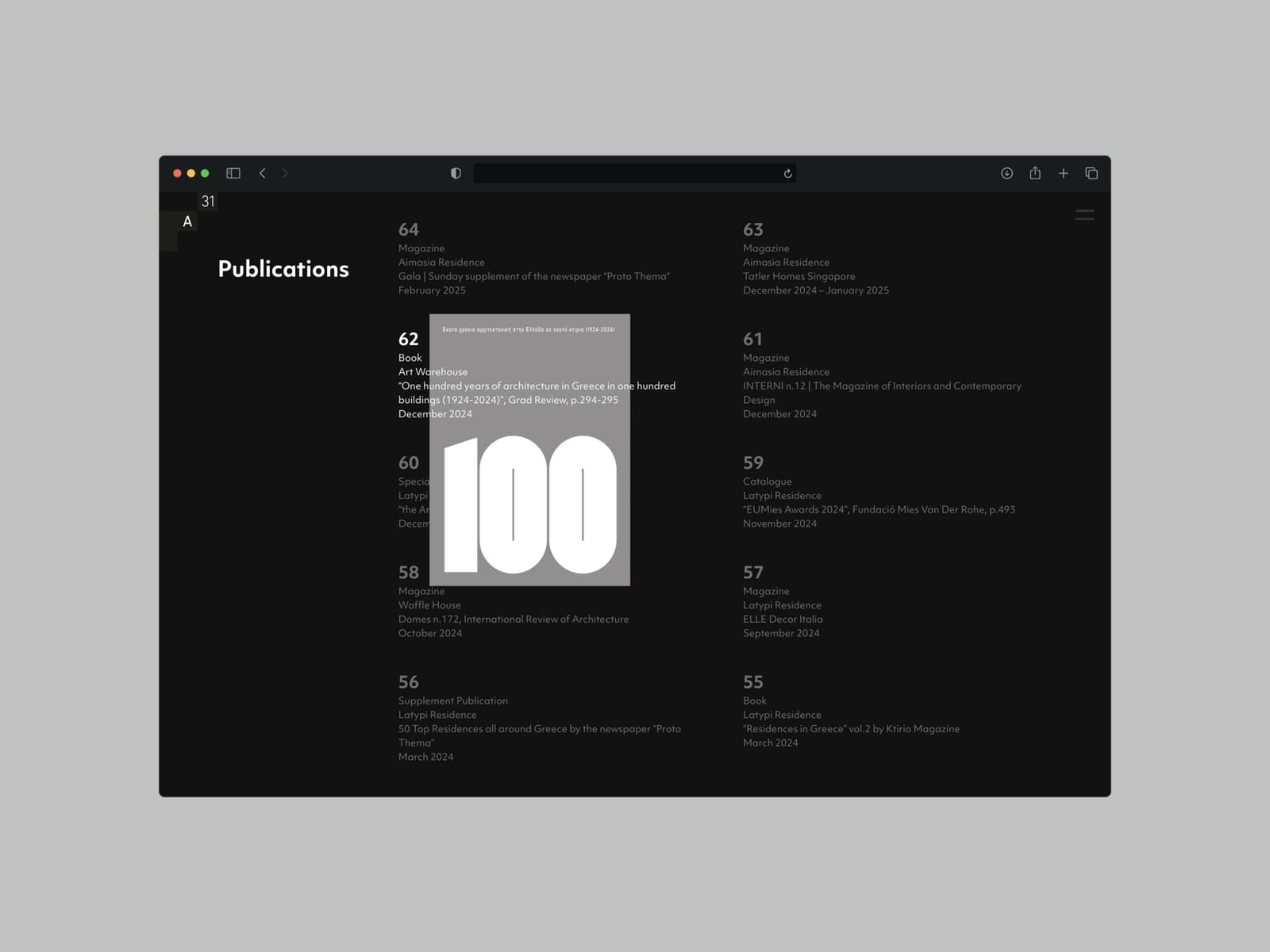 a31 architecture web – 4/10