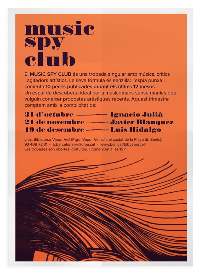 MUSIC SPY CLUB – 4/19