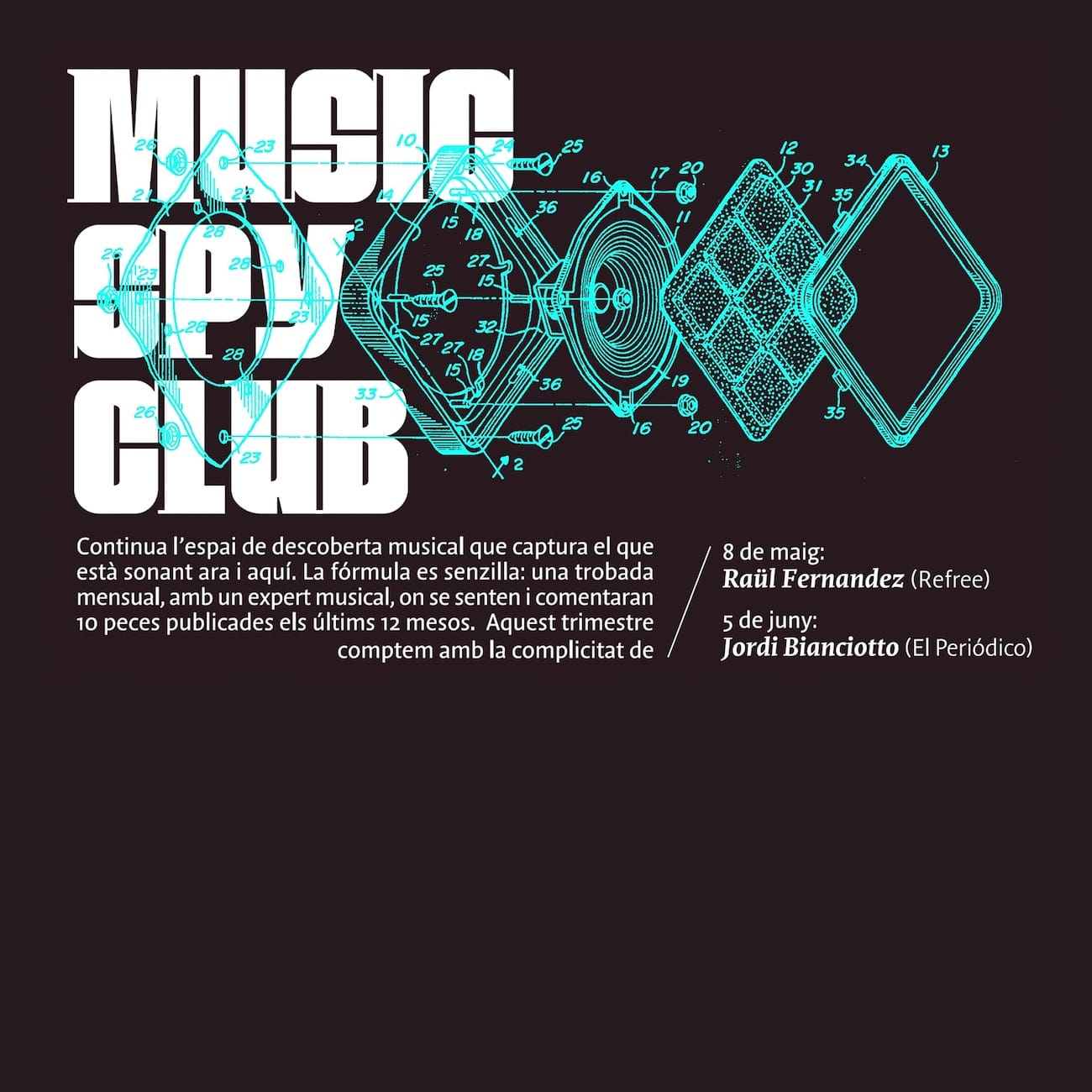 MUSIC SPY CLUB – 15/19