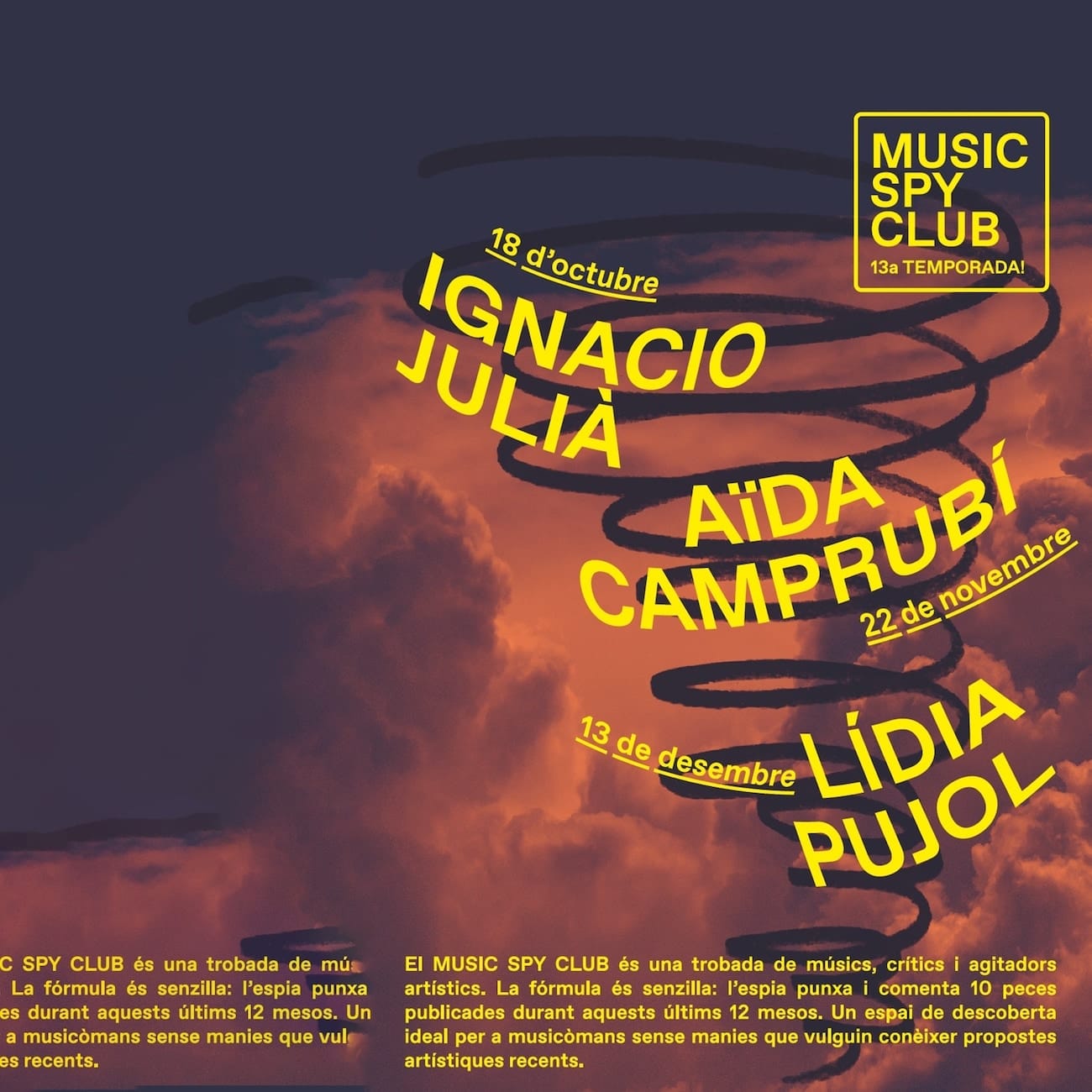 MUSIC SPY CLUB – 16/19