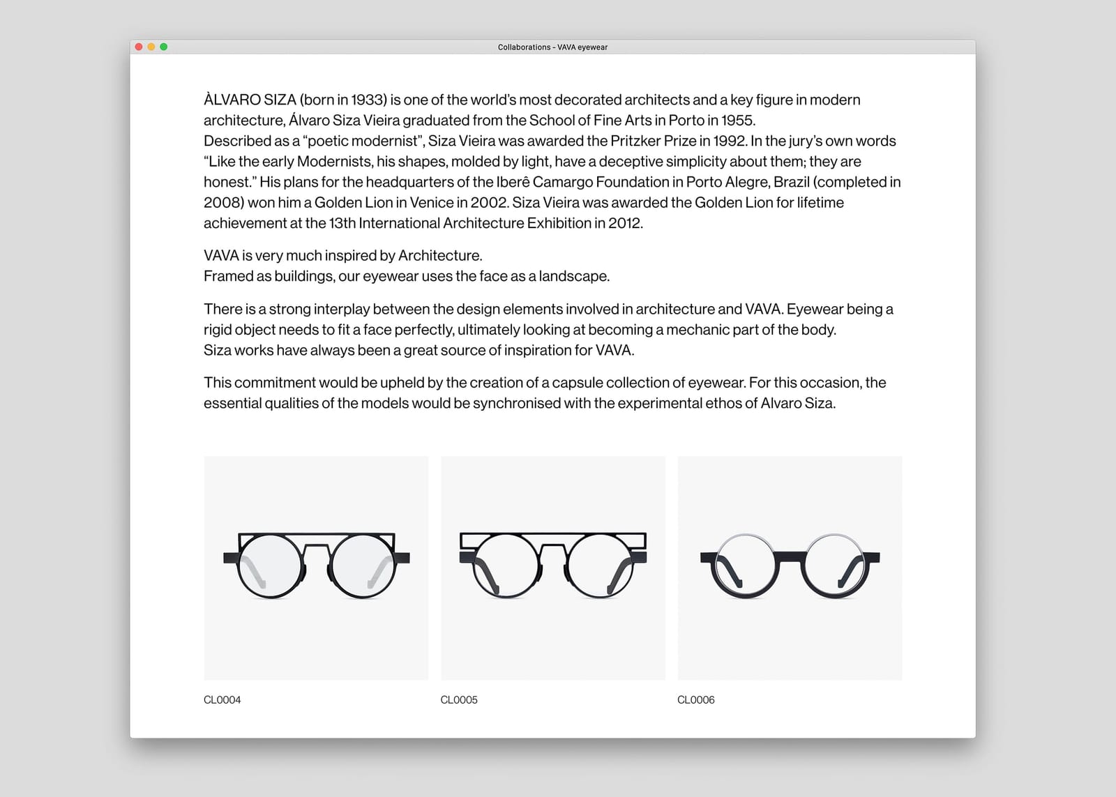 VAVA Eyewear eshop – 7/9